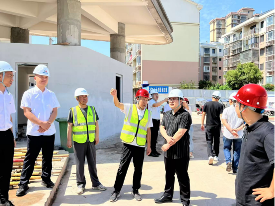 尧顺集团承建的安居区“拦江中学校项目” 通过市级“安全文明施工标准化工地”验收